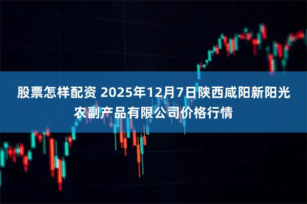 股票怎样配资 2025年12月7日陕西咸阳新阳光农副产品有限公司价格行情